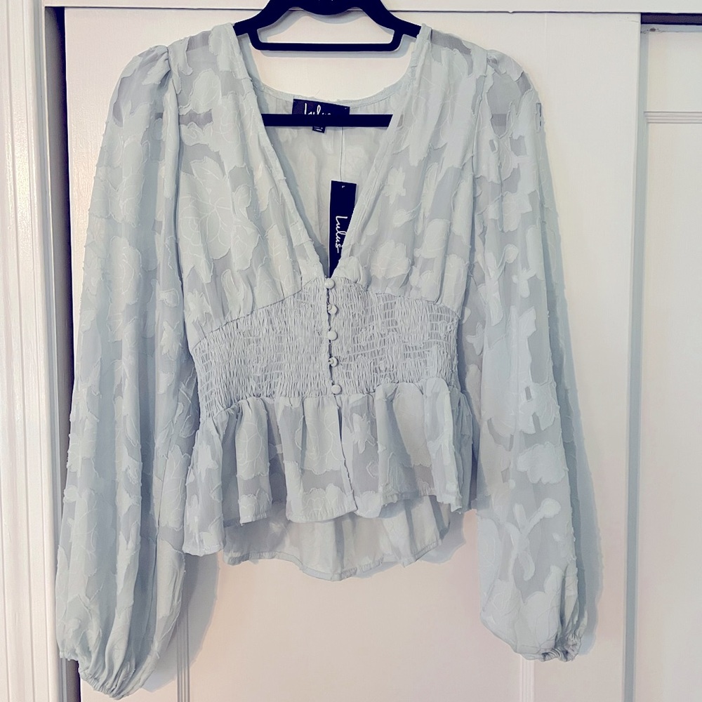 Lulus green lacey top